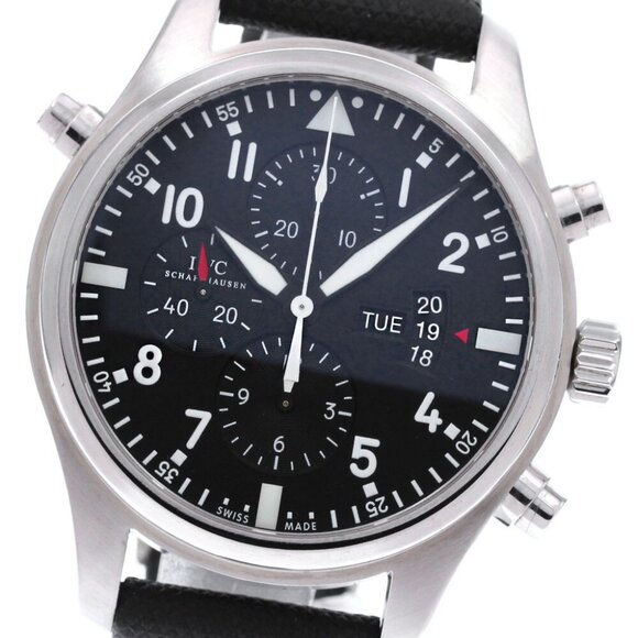 IWC SCHAFFHAUSEN Pilot watch IW377801 Double chronograph Automatic Men's_845649 - Picture 1 of 6